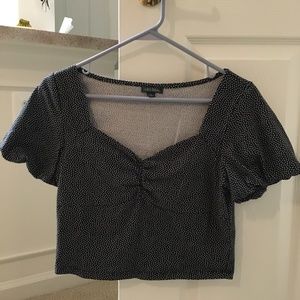Polka Dot Crop Top
